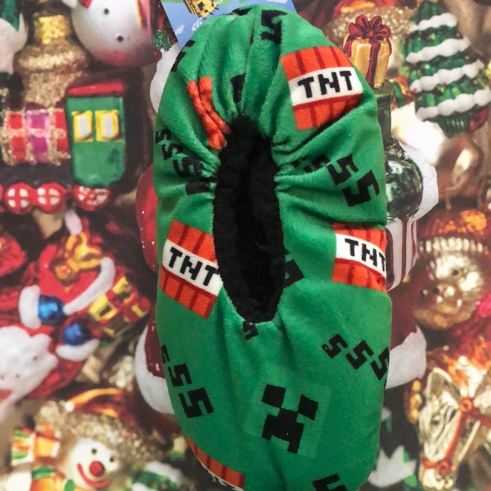 MineCraft kids slipper